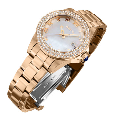 INVICTA Angel Quartz Movement White Analog  Dial Watch For Ladies- 36074