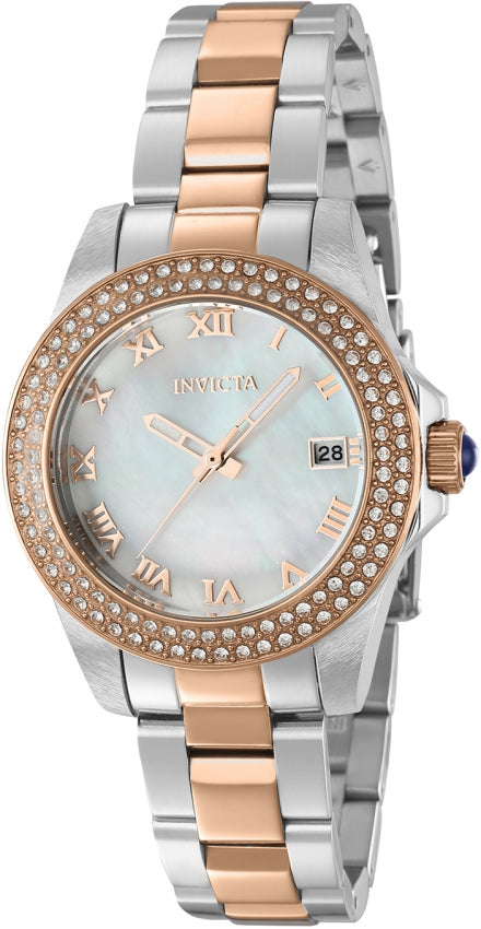 Invicta Angel Quartz Caliber PC32A Movement White Dial Analog Watch For - Ladies 36076