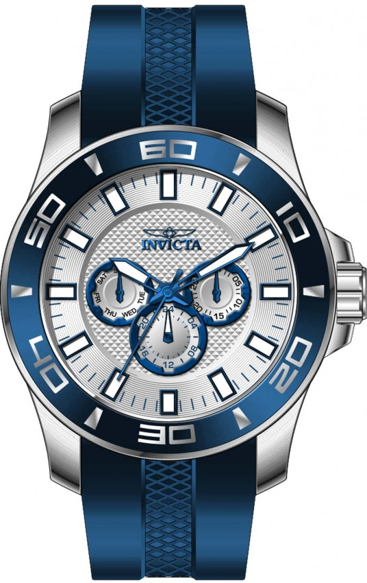 Invicta Analog Silver Dial Mens Watch-36610