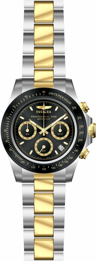 Invicta Speedway Quartz Black Dial Analog Watch For - Gents 36743