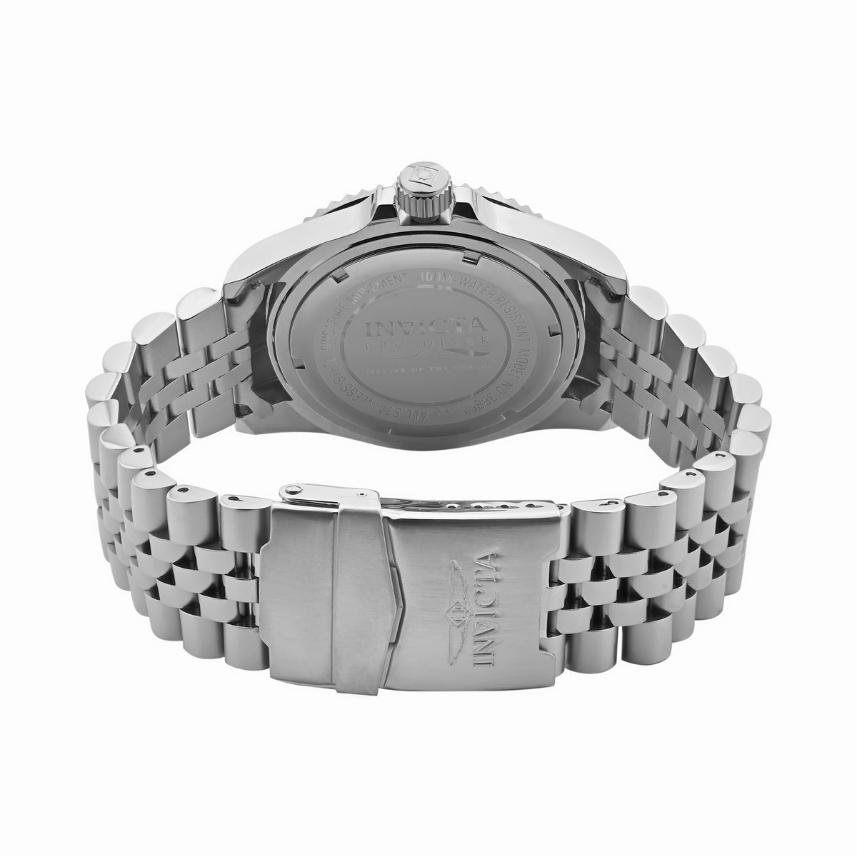 Invicta Stainless Steel Analog Black Dial Men Watch-36851