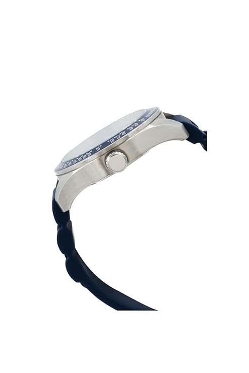 Invicta Silicone Analog Blue Dial Men&