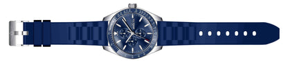 Invicta Silicone Analog Blue Dial Men&