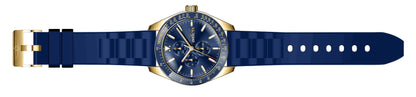 Invicta Silicone Analog Blue Dial Men&