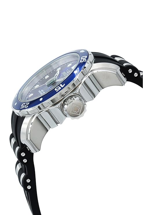 Invicta Silicone Pro Diver Analog Blue Dial Watch for Men - 39096