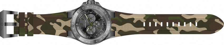Invicta Mens Aviator Silicone Quartz Watch, Iridescent , Iridescent Model - 39307