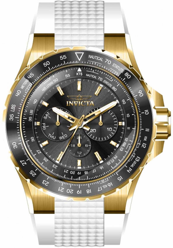 Invicta Aviator Quartz Black Dial Analog Watch For Gents - 39312
