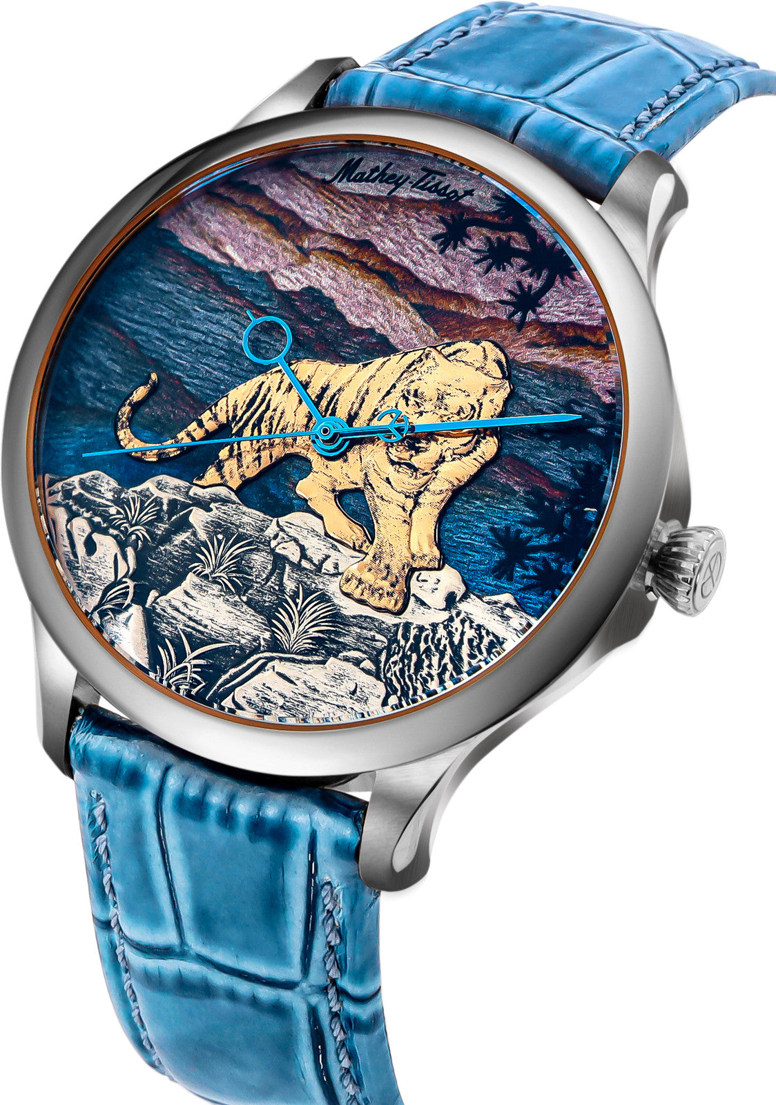 Mathey-Tissot Swiss Made Edmond Handcrafet Limited Edition Automatic Multicolor Dial Analog Watch For Gents - H1886TA