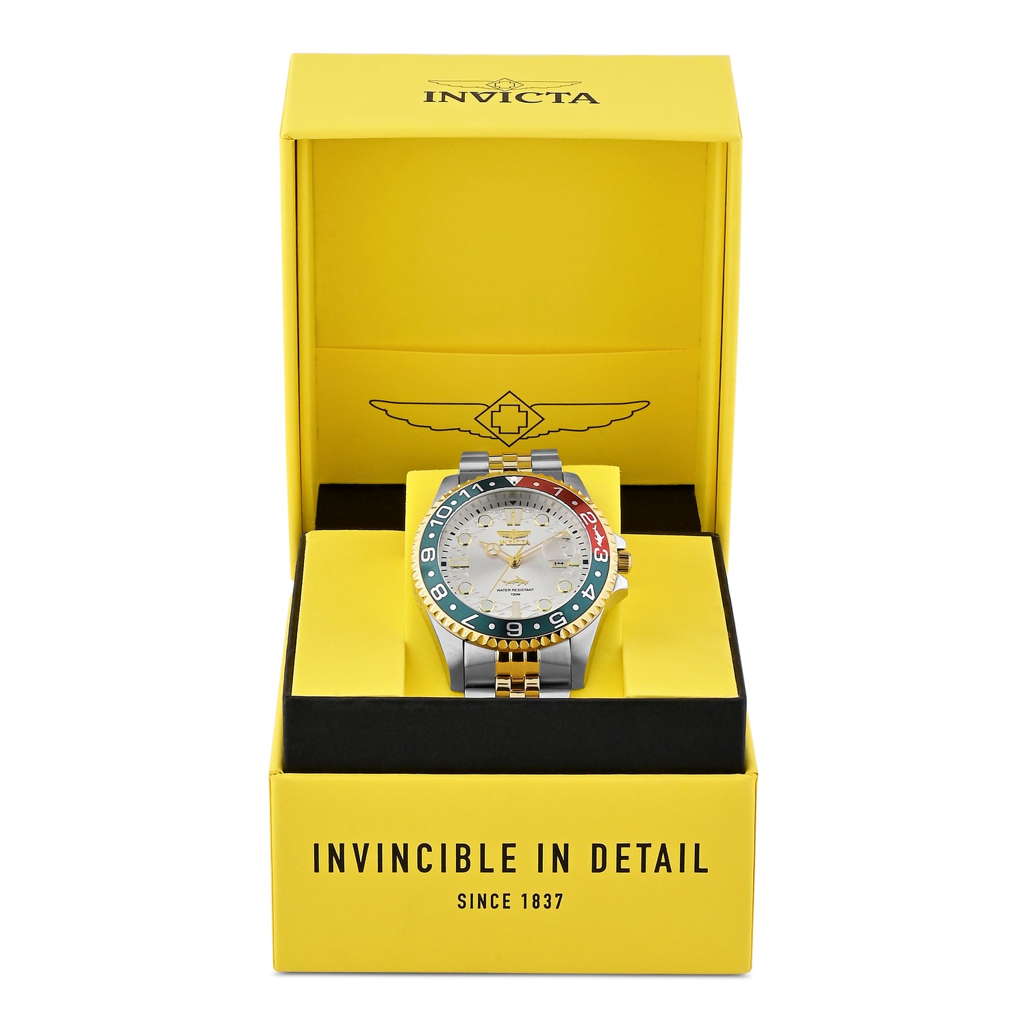 Invicta Stainless Steel Pro Diver Analog Silver Dial Watch for Men - 40010