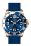 Invicta Silicone Pro Diver Quartz Analog, Dial Color Blue Watch For Men - 40032