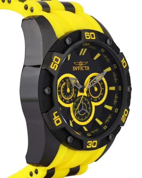 Invicta Speedway Chronograph Black Dial, Band Color Multicolor Watch For Men&
