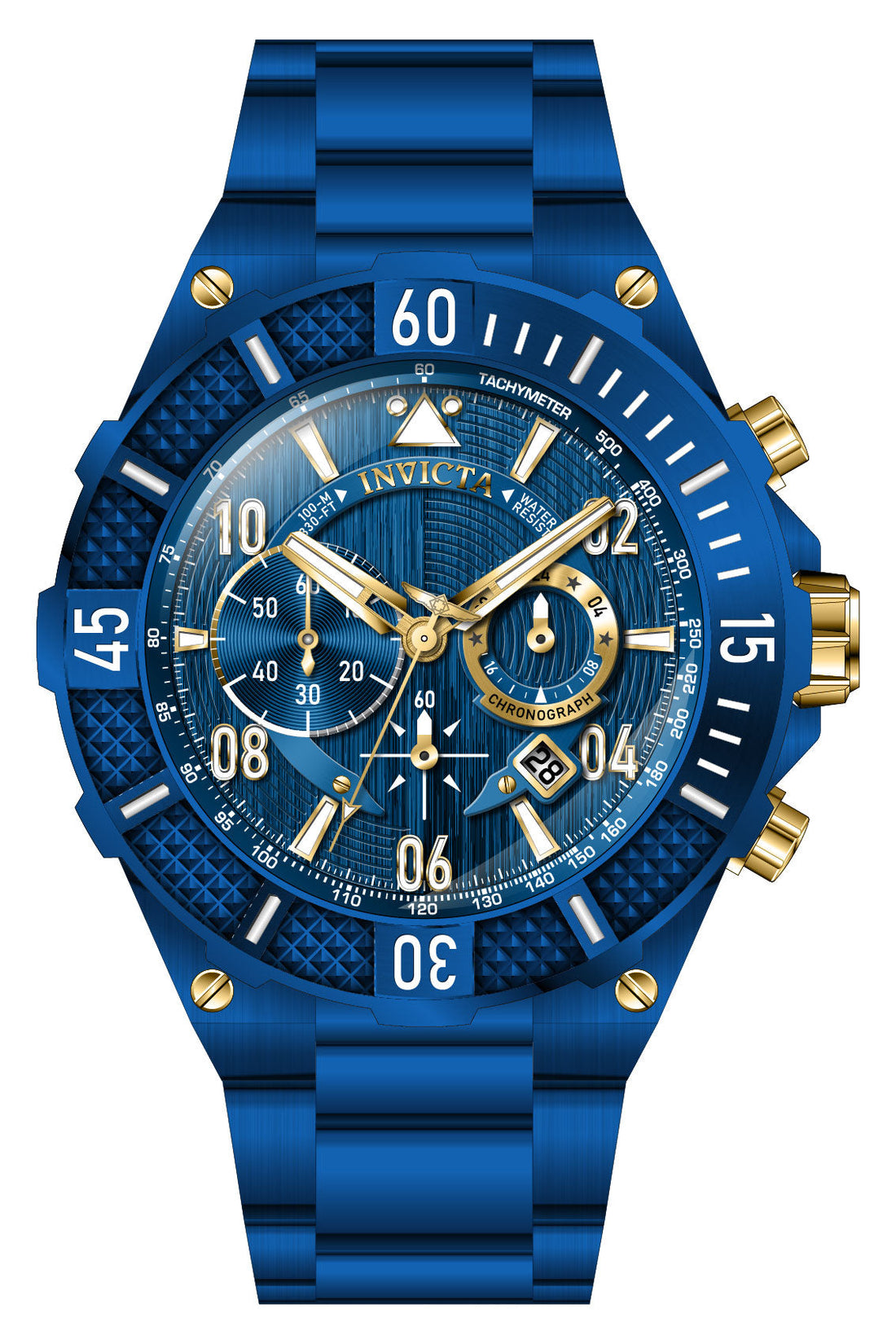 Invicta Aviator Multicolour Dial Men&