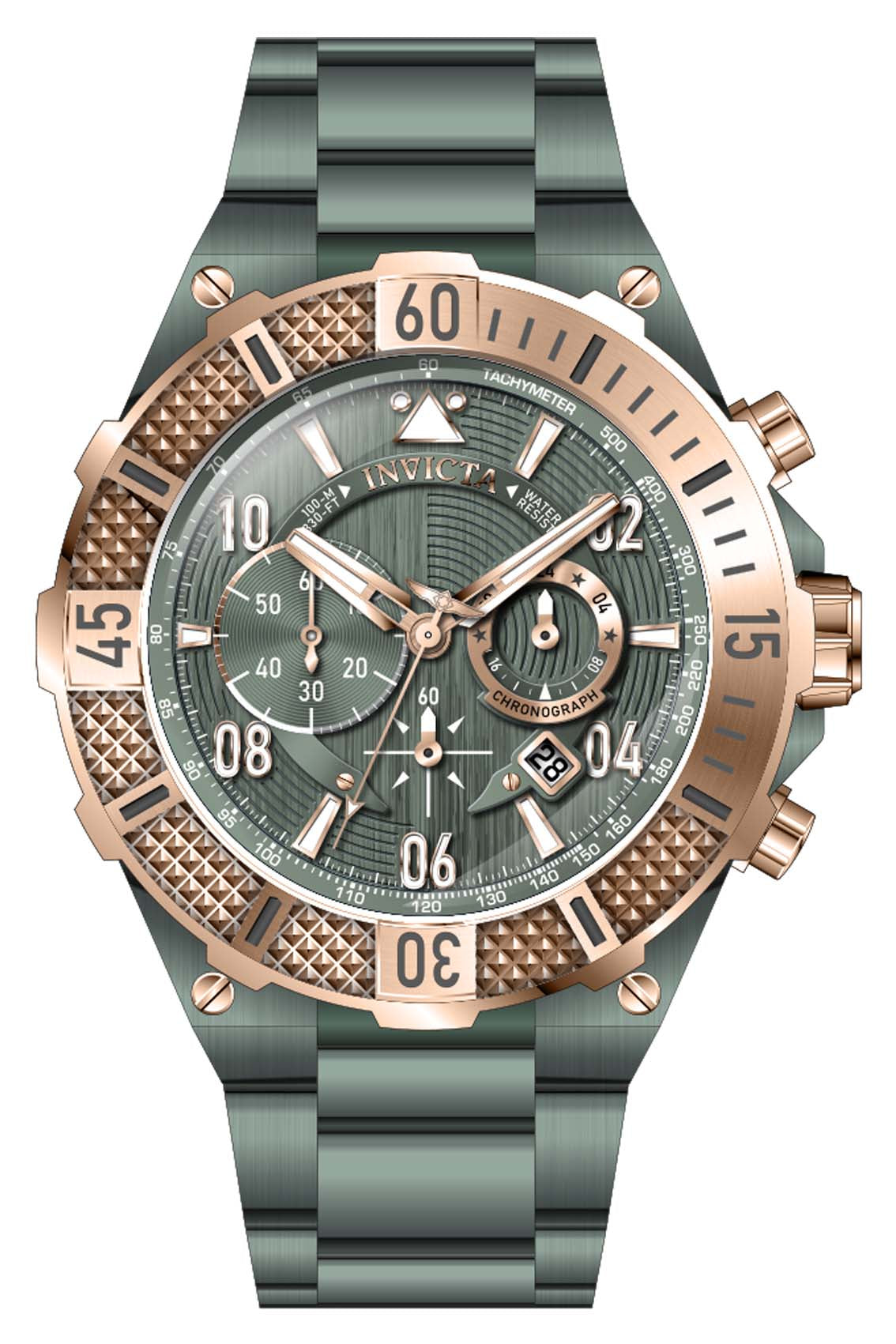 Invicta Aviator Multicolour Dial Mens Watch - 40517