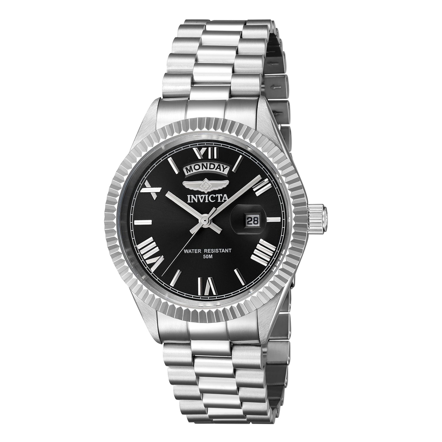 Invicta Specialty Quartz Black Dial Analog Watch For Gents - 43939