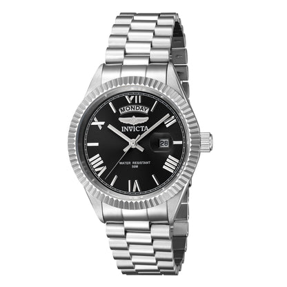 Invicta Specialty Quartz Black Dial Analog Watch For Gents - 43939