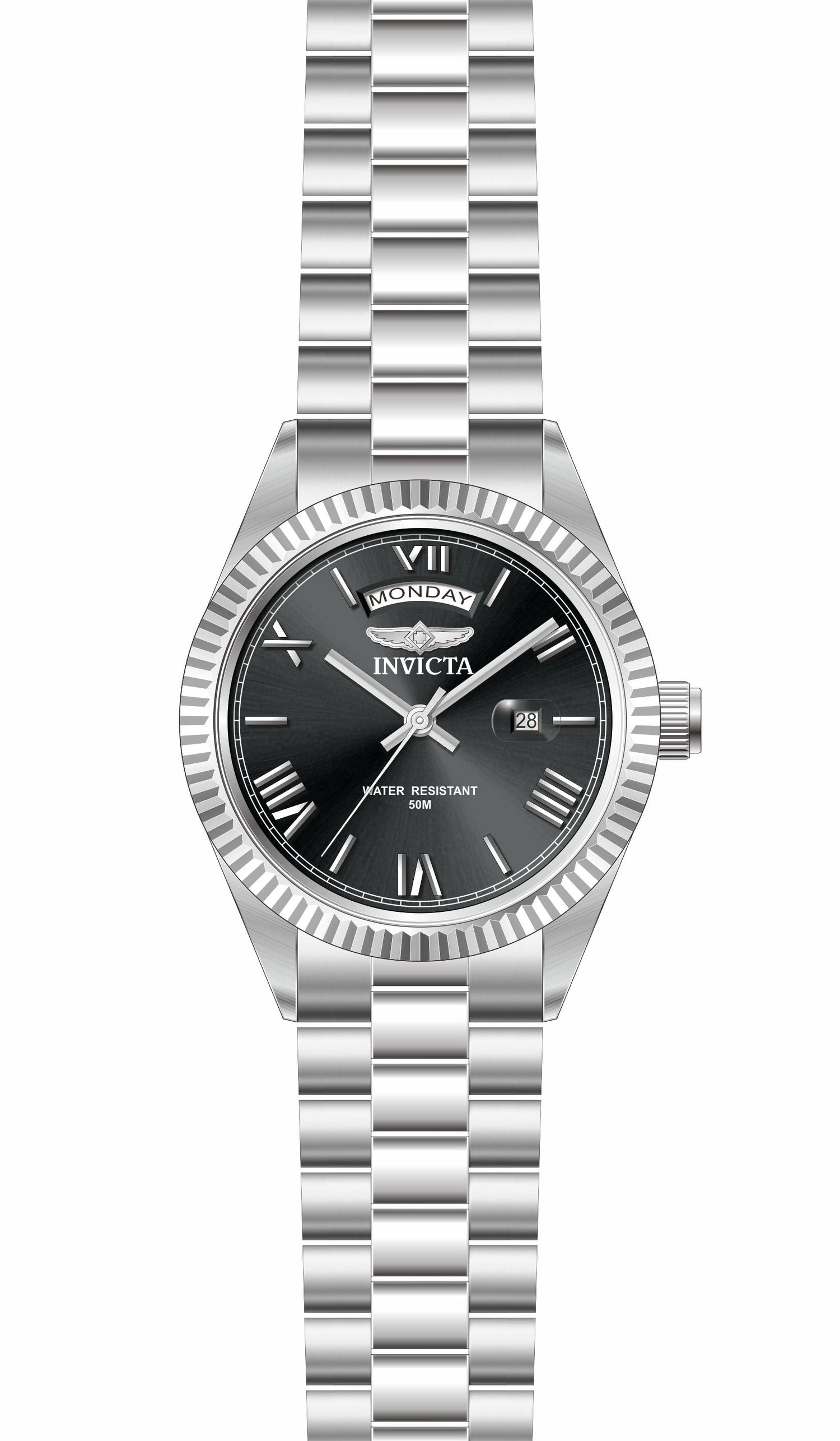 Invicta Specialty Quartz Black Dial Analog Watch For Gents - 43939