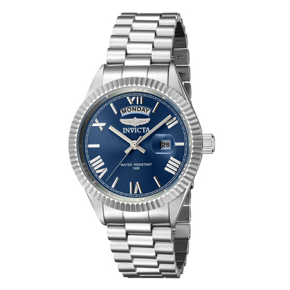 Invicta Specialty Quartz Blue Dial Analog Watch For Gents - 43935