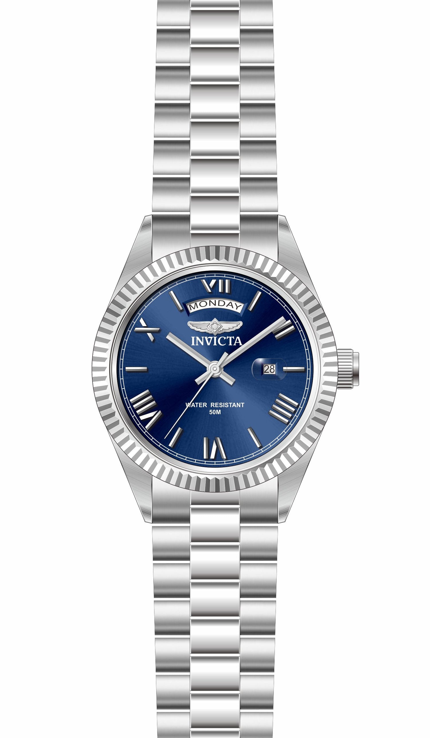 Invicta Specialty Quartz Blue Dial Analog Watch For Gents - 43935