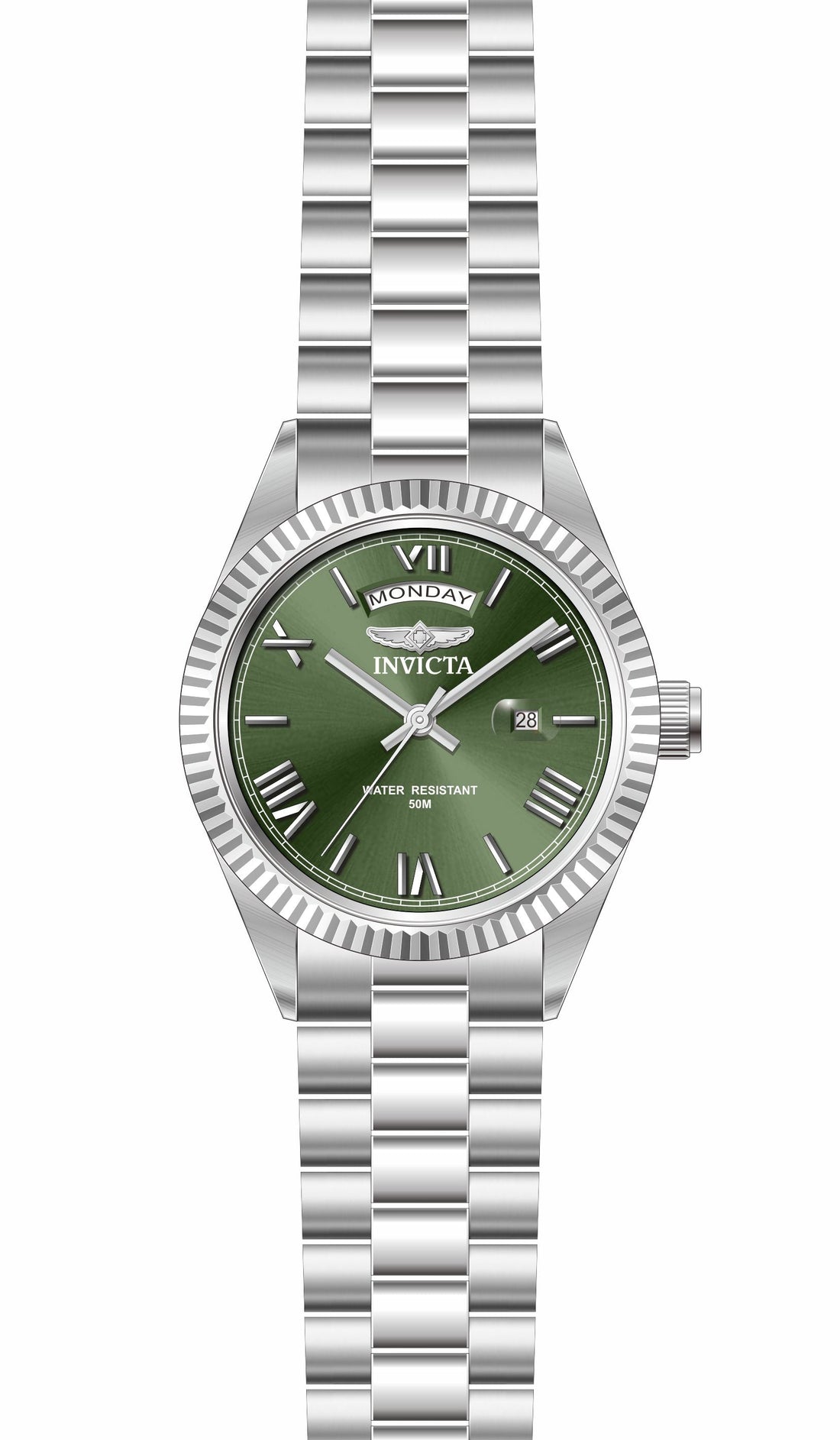 Invicta Specialty Quartz Green Dial Analog Watch For Gents - 43936