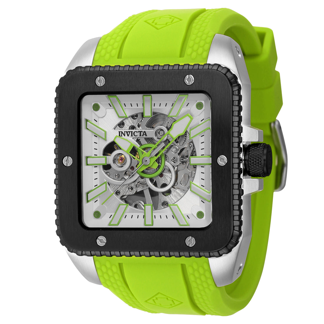 Invicta Cuadro Mechanical Multicoloured Dial Analog Watch For - Gents 44006
