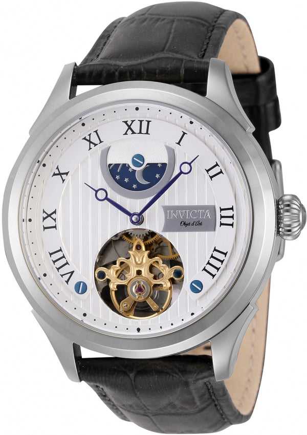 Invicta Objet D Art Automatic Silver Dial Analog Watch For Gents - 44008
