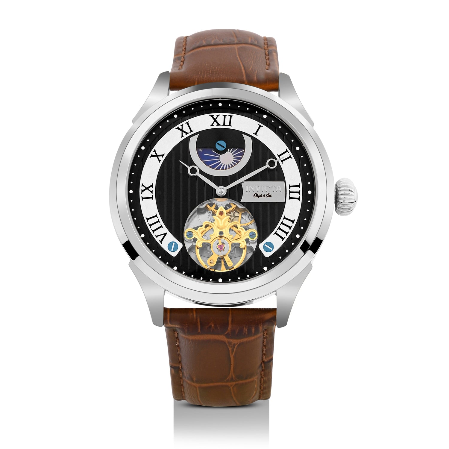 Invicta Objet D Art Automatic Black Dial Analog Watch For Gents - 44009