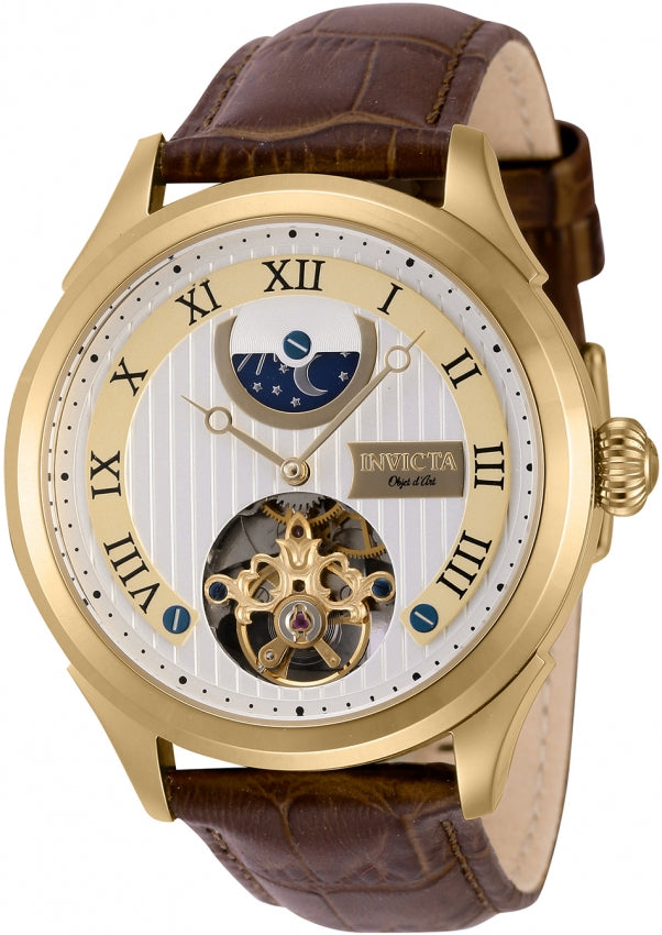 Invicta Objet D Art Automatic Silver Dial Analog Watch For Gents - 44011