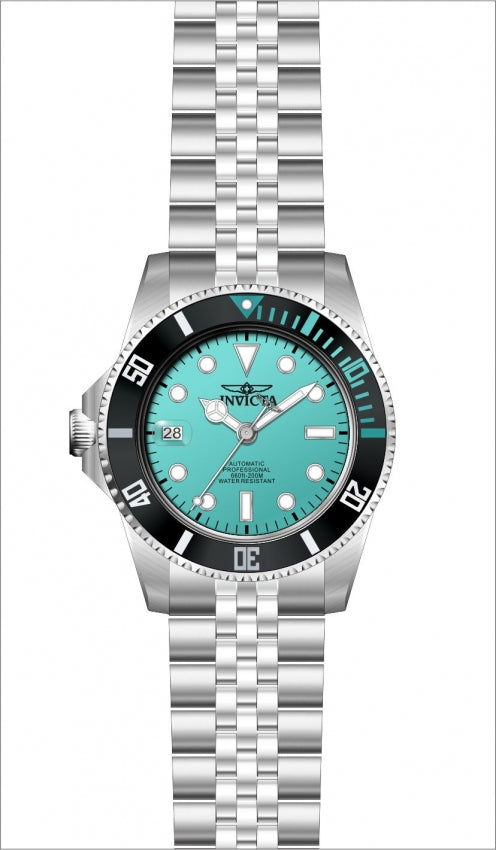 Invicta Pro Diver Automatic Turquoise Dial Analog Watch For - Gents 44046