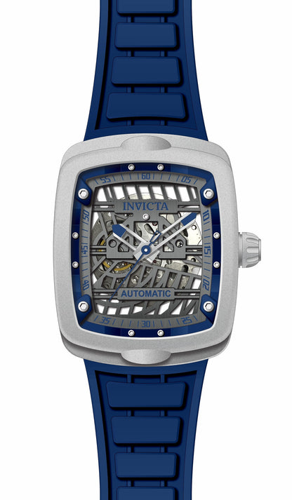 Invicta Silicone Analogue Multicolor Dial, Band Color Blue Men&
