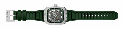 Invicta Silicone Analogue Multicolor Dial Mens Watch-44213, Band Color:Green