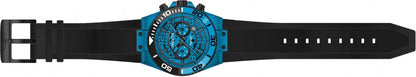 Invicta Silicone Speedway Analog Blue Dial, Band Color Black Mens Watch - 44378