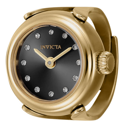 Invicta  Black  Finger Ring Watch For - Ladies 44482