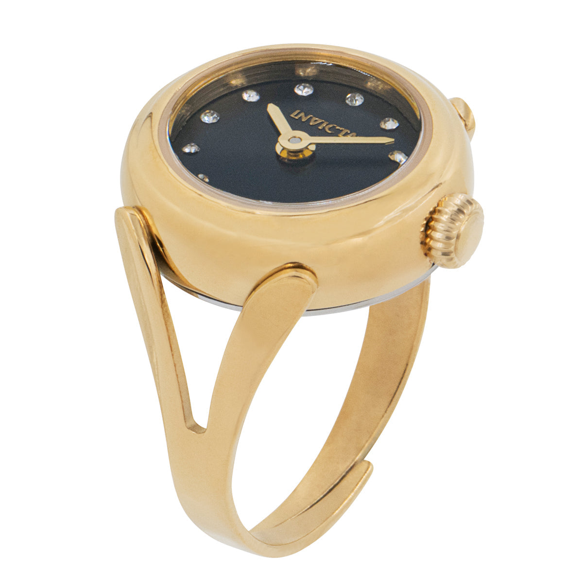 Invicta  Black  Finger Ring Watch For - Ladies 44482
