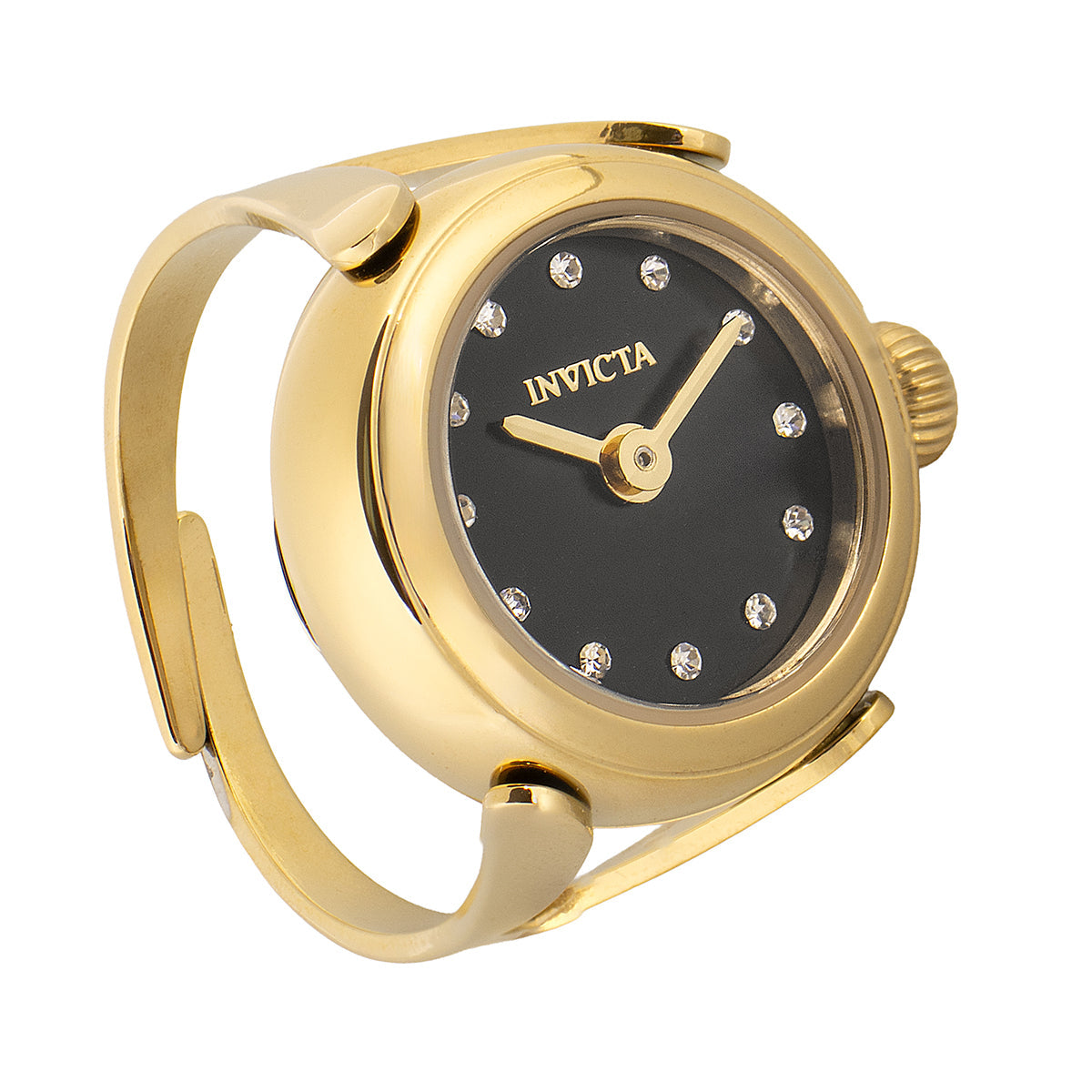 Invicta  Black  Finger Ring Watch For - Ladies 44482