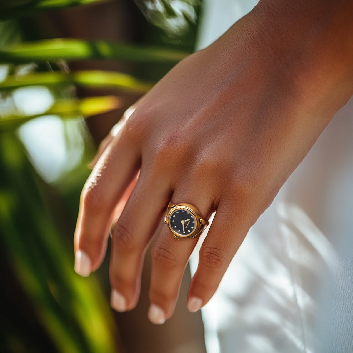 Invicta  Black  Finger Ring Watch For - Ladies 44482