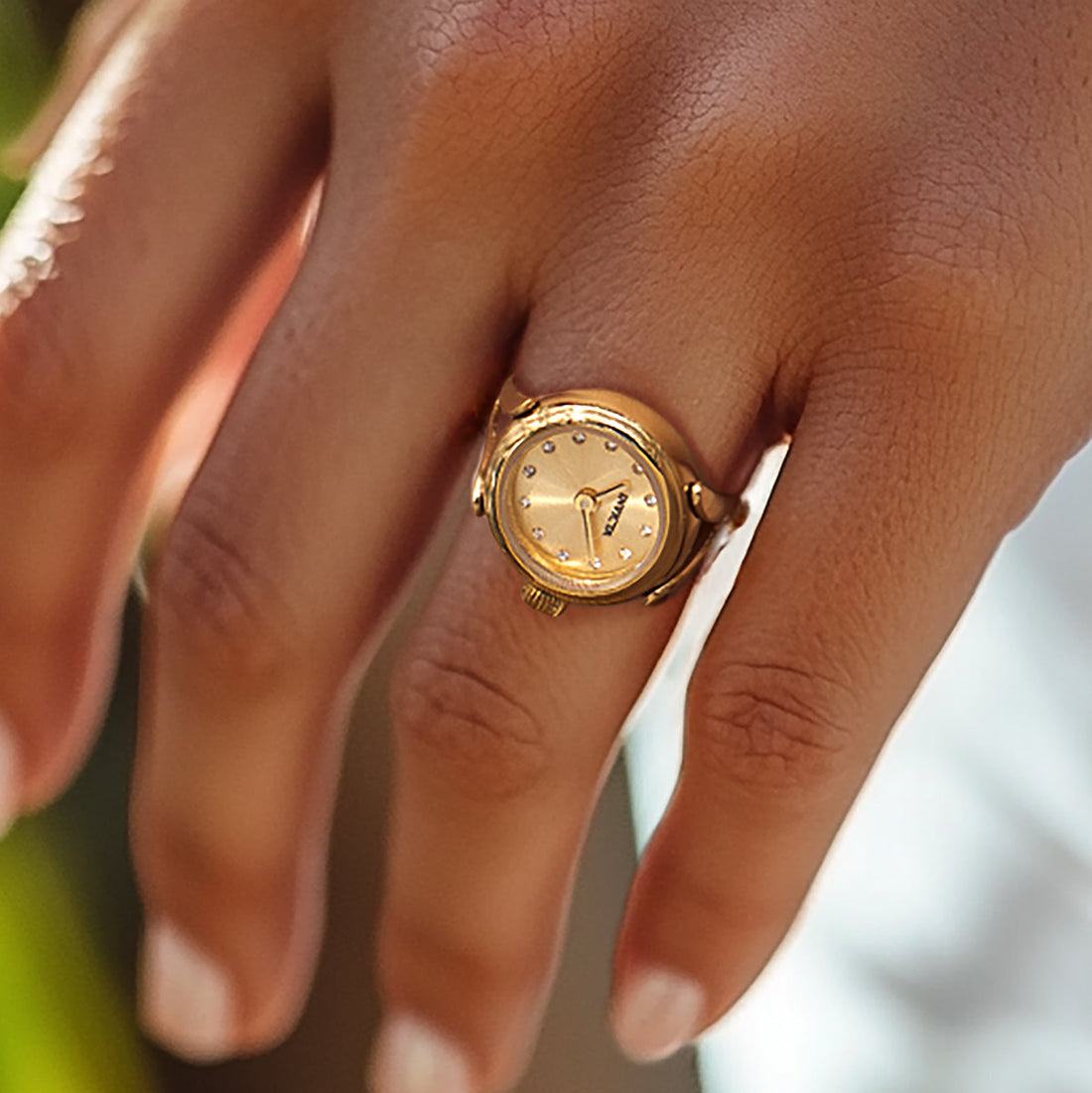 Invicta  Gold  Finger Ring Watch For - Ladies 44483