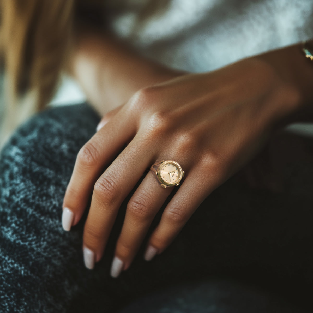 Invicta  Gold  Finger Ring Watch For - Ladies 44483