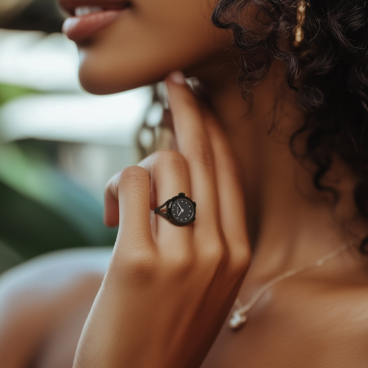 Invicta  Black  Finger Ring Watch For - Ladies 44484