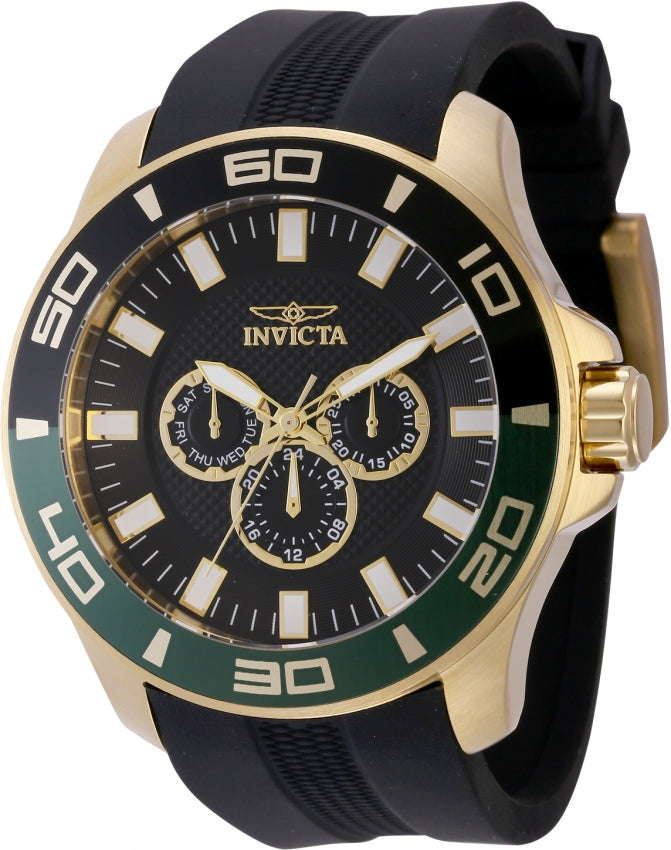 Invicta Pro Diver Quartz Black Dial Analog Watch For Gents - 44524