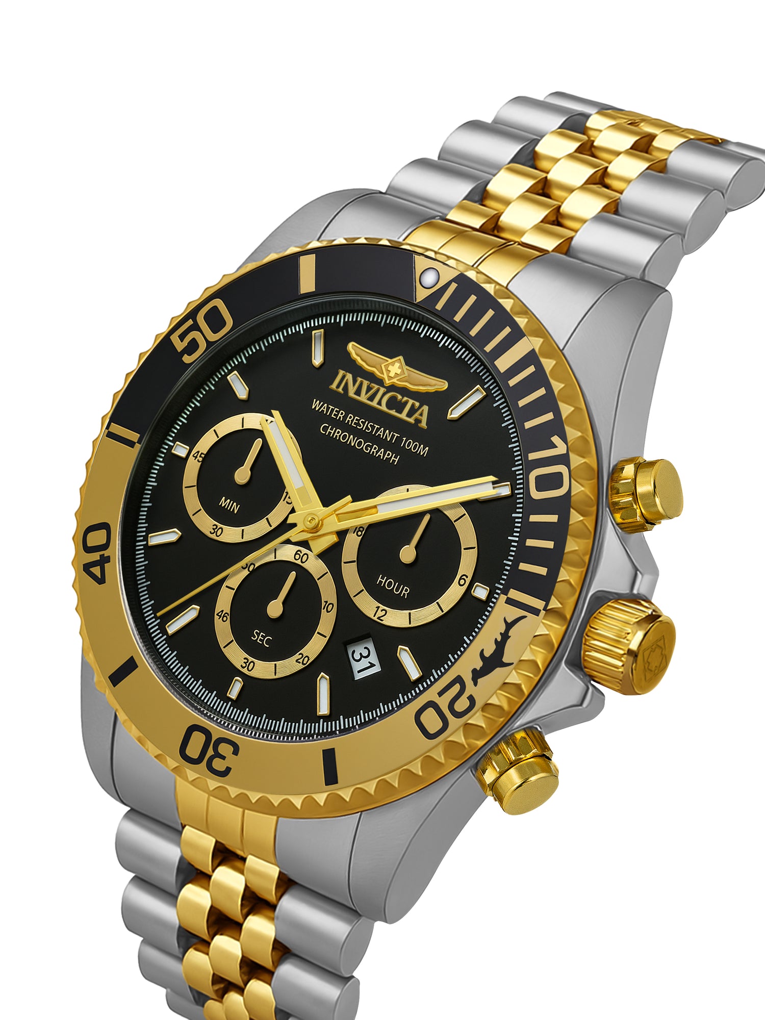 Invicta Pro Diver Quartz Black Dial Watch For Gents - 44720