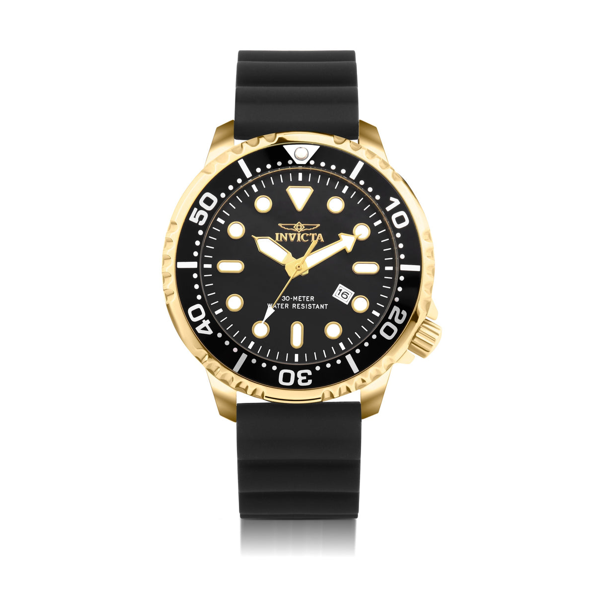 Invicta Pro Diver Quartz Black Dial Gents Watch -   44835