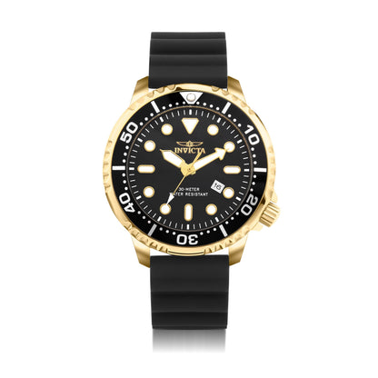 Invicta Pro Diver Quartz Black Dial Gents Watch -   44835