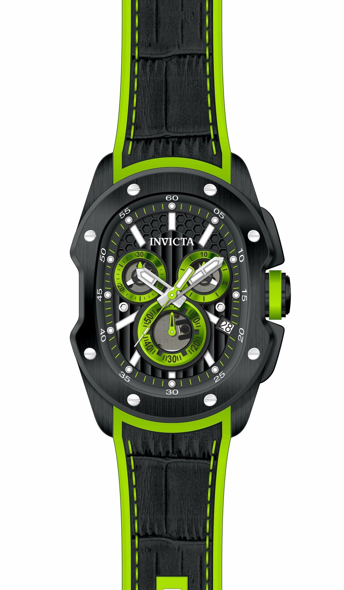 Invicta Lupah Black Dial Men&