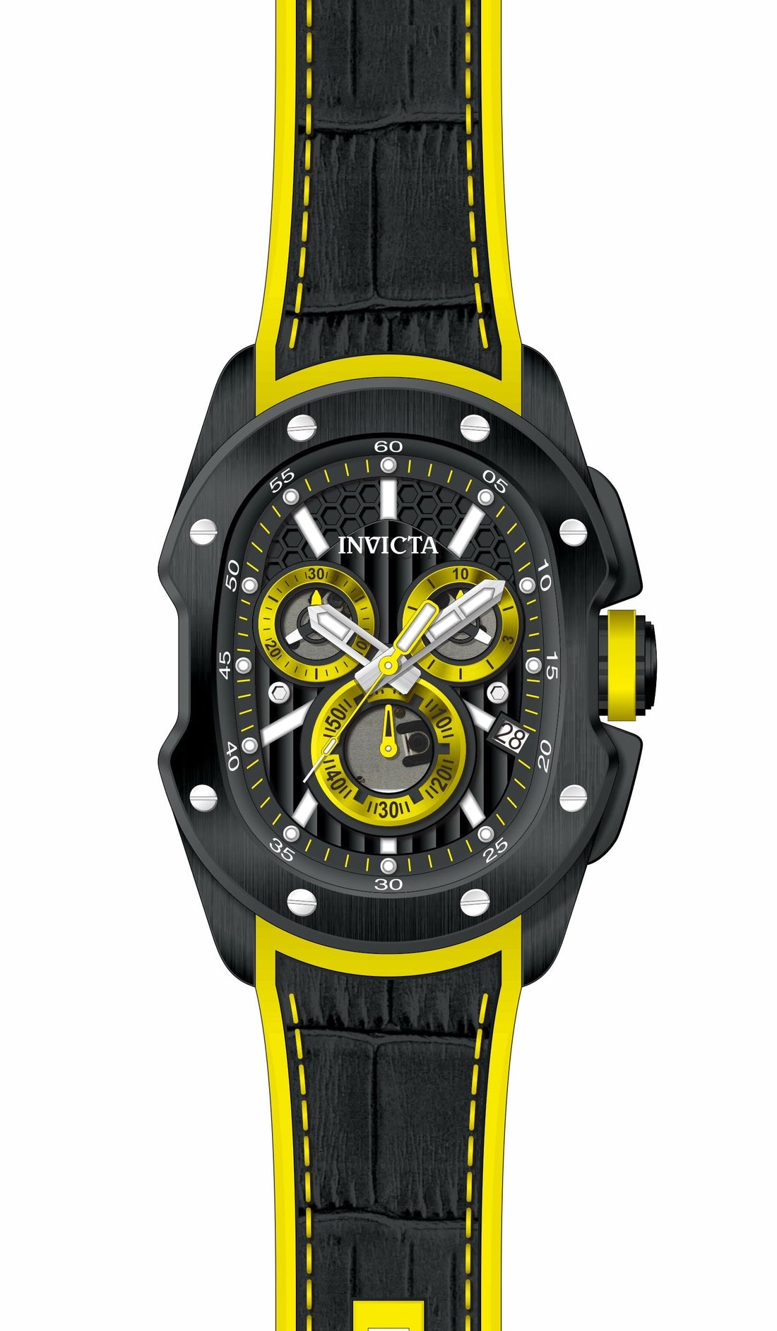 Invicta Lupah Black Dial Men&