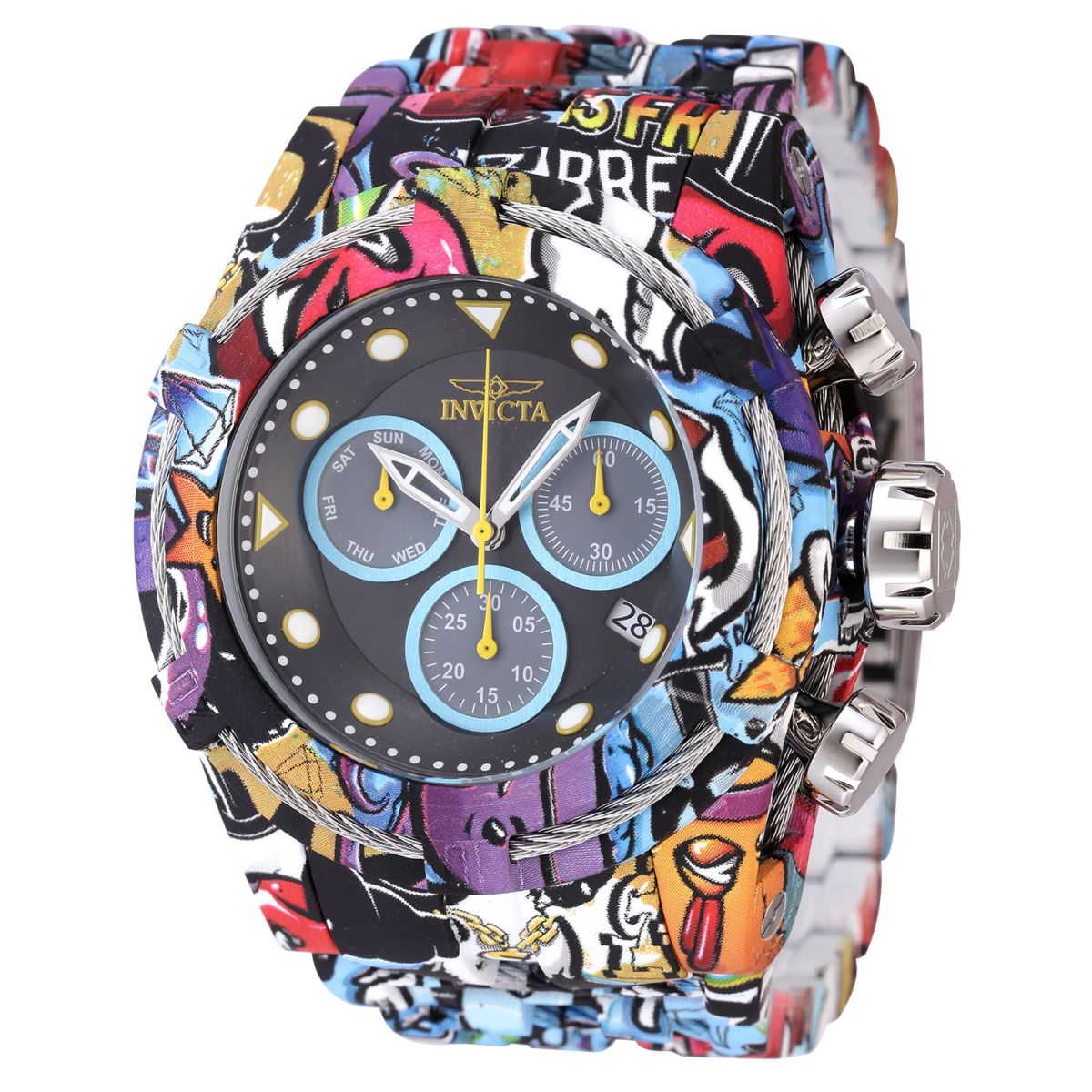Invicta Bolt Quartz Multicolor Dial Watch For Gents - 45488