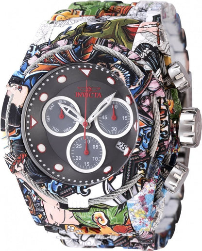 Invicta Bolt Quartz Black, Silver, Grey Dial Analog Watch For - Gents 45490