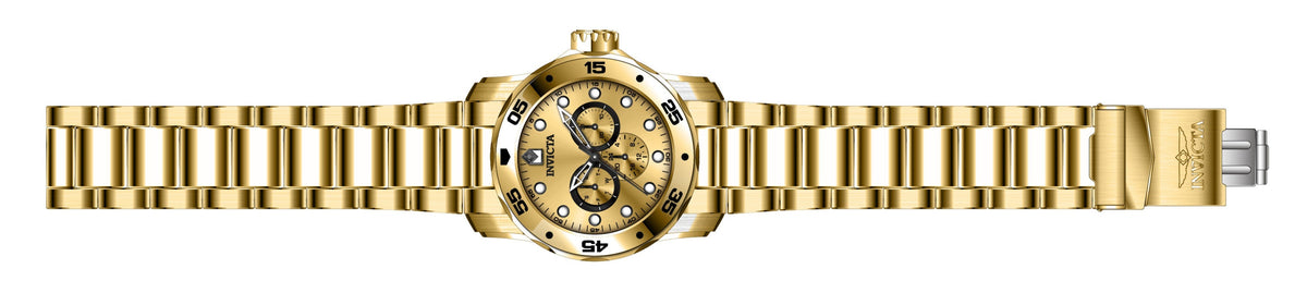 Invicta Pro Diver Gold Dial Mens Watch - 45725