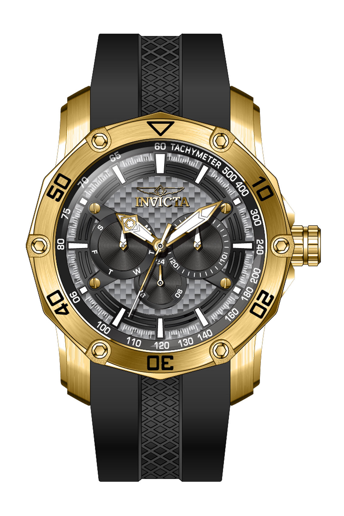 Invicta Pro Diver Multicolour Dial Mens Watch - 45744