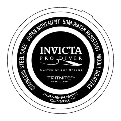Invicta Pro Diver Multicolour Dial Mens Watch - 45744