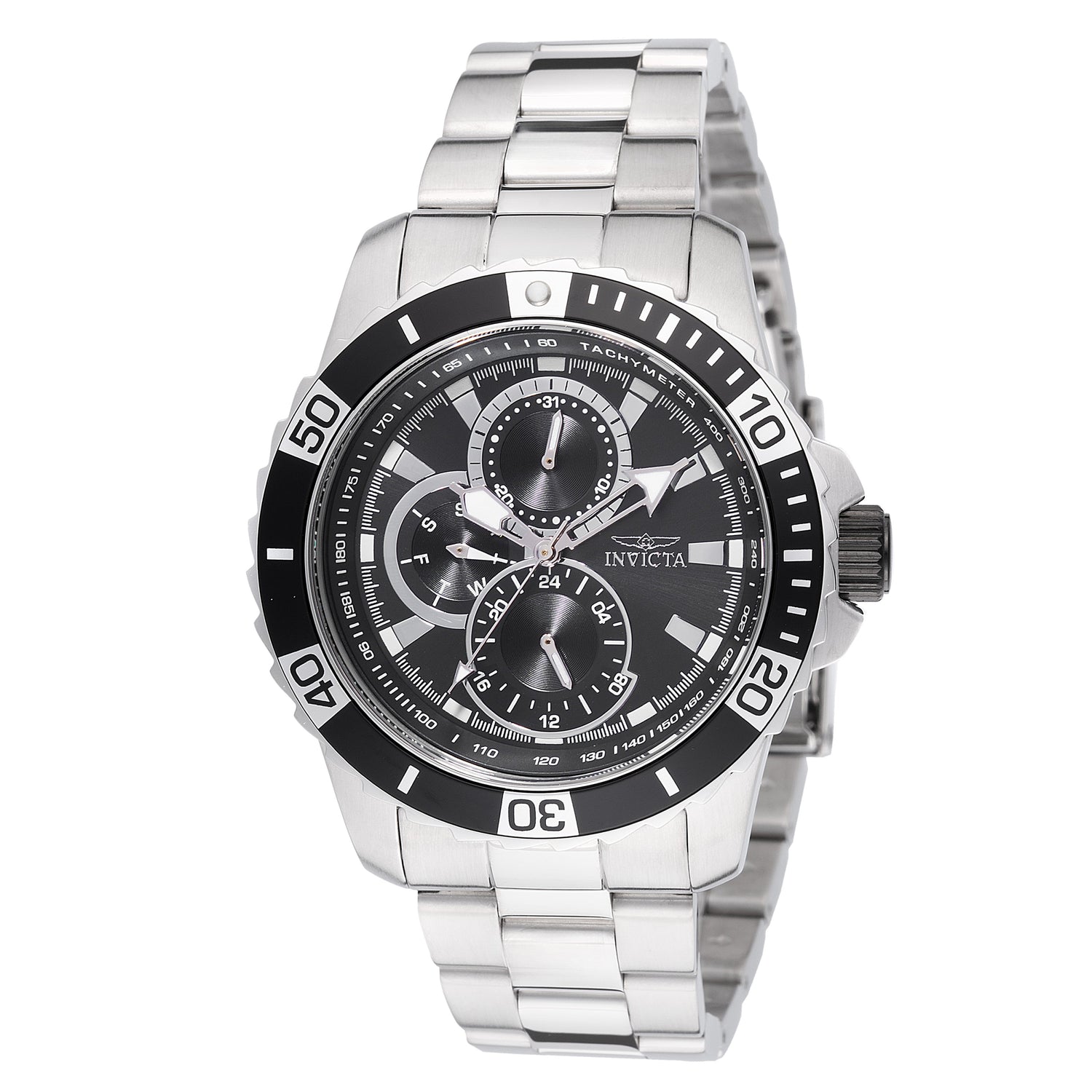 Invicta Pro Diver Quartz Black Dial Watch For Gents - 45745